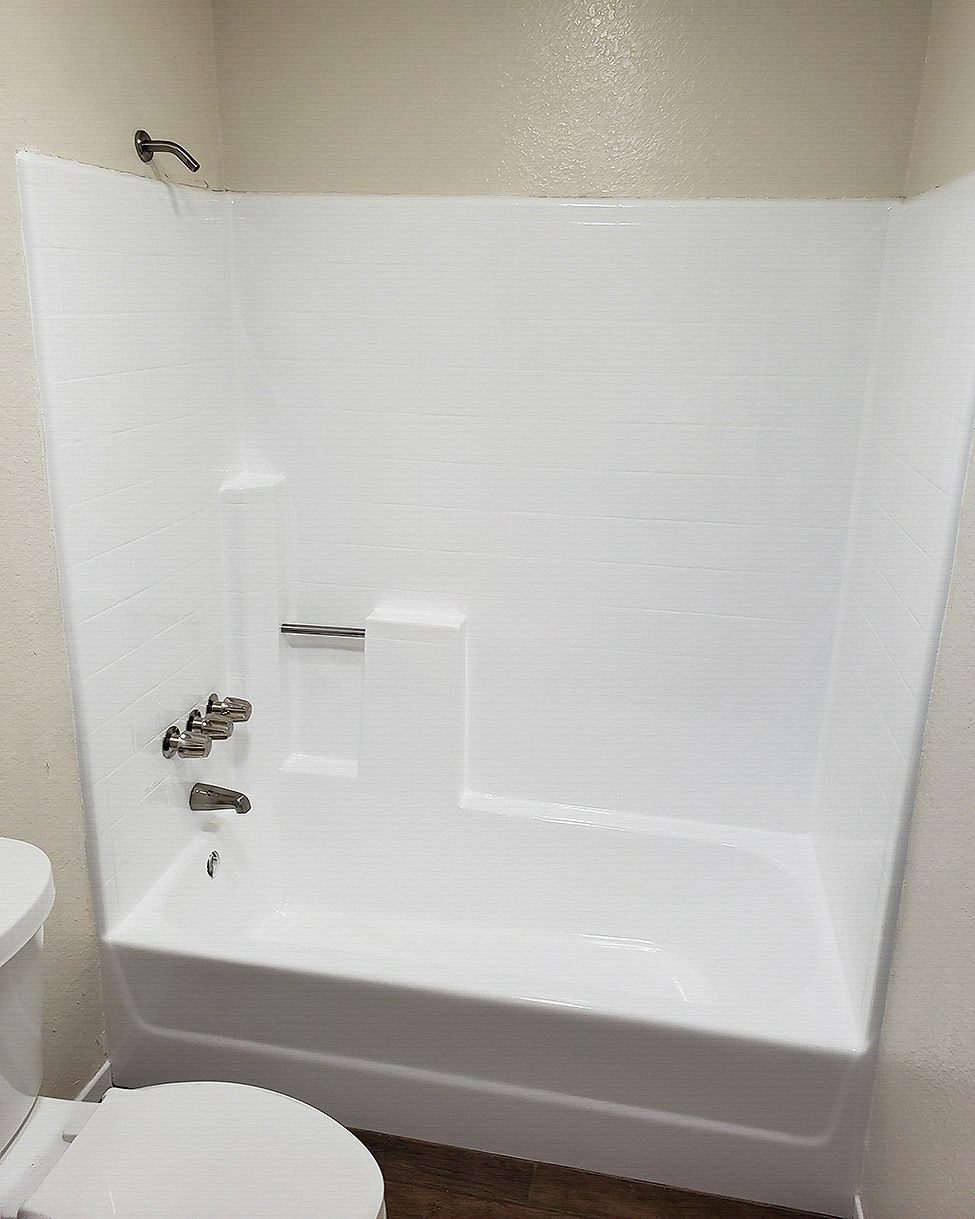 24hour Bath bathroom surface refinishing in a Carlsbad coastal home